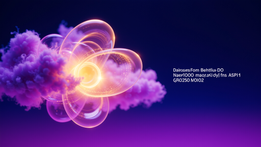 制造企业云桌面办公案例，显示设计软件运行界面，紫色背景，体现工业数字化